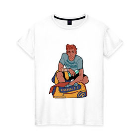Женская футболка хлопок с принтом Riverdale в Екатеринбурге, 100% хлопок | прямой крой, круглый вырез горловины, длина до линии бедер, слегка спущенное плечо | riverdale | ривердейл | ривердэйл