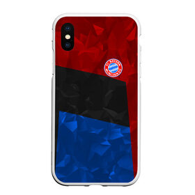 Чехол для iPhone XS Max матовый с принтом FC Bayern 2018 Abstract colors в Екатеринбурге, Силикон | Область печати: задняя сторона чехла, без боковых панелей | bayern | fc | абстракция | бавария | геометрия | спорт | футбольный клуб