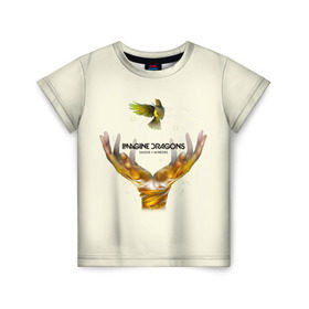 Детская футболка 3D с принтом Руки с птичкой Imagine Dragons в Екатеринбурге, 100% гипоаллергенный полиэфир | прямой крой, круглый вырез горловины, длина до линии бедер, чуть спущенное плечо, ткань немного тянется | альтернативный | американская | группа | драгонс | имеджин | инди | индирок | поп | рок | электроник