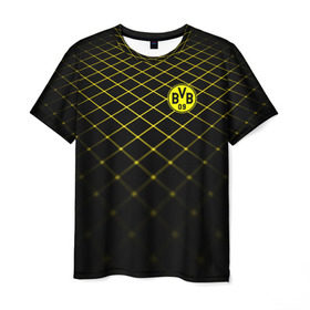 Мужская футболка 3D с принтом Borussia Dortmund 2018 line в Екатеринбурге, 100% полиэфир | прямой крой, круглый вырез горловины, длина до линии бедер | borussia | fc | football | football club | sport | боруссия | спорт | спортивные | униформа | фирменные цвета | фк | футбол | футбольный клуб