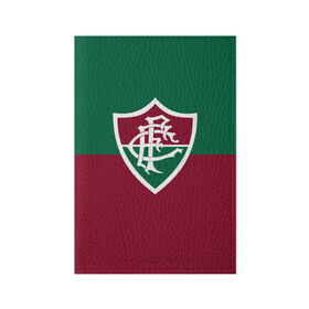 Обложка для паспорта матовая кожа с принтом Fluminense(Бразилия) в Екатеринбурге, натуральная матовая кожа | размер 19,3 х 13,7 см; прозрачные пластиковые крепления | fluminense | football | footer | soccer | socker | бразилия | спорт | футбол | футбольный клуб