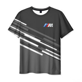 Мужская футболка 3D с принтом BMW 2018 sport line в Екатеринбурге, 100% полиэфир | прямой крой, круглый вырез горловины, длина до линии бедер | bmw | bmw motorsport | bmw performance | carbon | m | motorsport | performance | sport | бмв | карбон | моторспорт | спорт