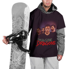 Накидка на куртку 3D с принтом Группа Imagine Dragons в Екатеринбурге, 100% полиэстер |  | Тематика изображения на принте: альтернативный | американская | группа | драгонс | имеджин | инди | индирок | поп | рок | электроник