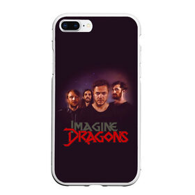 Чехол для iPhone 7Plus/8 Plus матовый с принтом Группа Imagine Dragons в Екатеринбурге, Силикон | Область печати: задняя сторона чехла, без боковых панелей | альтернативный | американская | группа | драгонс | имеджин | инди | индирок | поп | рок | электроник