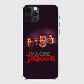 Чехол для iPhone 12 Pro с принтом Группа Imagine Dragons в Екатеринбурге, силикон | область печати: задняя сторона чехла, без боковых панелей | альтернативный | американская | группа | драгонс | имеджин | инди | индирок | поп | рок | электроник