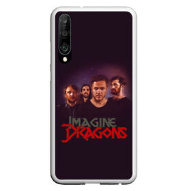 Чехол для Honor P30 с принтом Группа Imagine Dragons в Екатеринбурге, Силикон | Область печати: задняя сторона чехла, без боковых панелей | альтернативный | американская | группа | драгонс | имеджин | инди | индирок | поп | рок | электроник