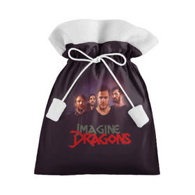 Подарочный 3D мешок с принтом Группа Imagine Dragons в Екатеринбурге, 100% полиэстер | Размер: 29*39 см | альтернативный | американская | группа | драгонс | имеджин | инди | индирок | поп | рок | электроник