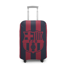 Чехол для чемодана 3D с принтом Barselona 18 в Екатеринбурге, 86% полиэфир, 14% спандекс | двустороннее нанесение принта, прорези для ручек и колес | barselona | champions | league | lionel | messi | spain | барселона | испания | месси