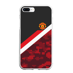 Чехол для iPhone 7Plus/8 Plus матовый с принтом Manchester United Sport Camo в Екатеринбурге, Силикон | Область печати: задняя сторона чехла, без боковых панелей | emirates | fc | manchester united | абстракция | геометрия | зож | клуб | линии | манчестер юнайтед | модные | мяч | россии | спорт | спортивные | стиль | тренды | футбол | футбольный клуб | экстрим | эмблема