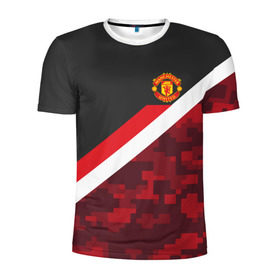 Мужская футболка 3D спортивная с принтом Manchester United Sport Camo в Екатеринбурге, 100% полиэстер с улучшенными характеристиками | приталенный силуэт, круглая горловина, широкие плечи, сужается к линии бедра | emirates | fc | manchester united | абстракция | геометрия | зож | клуб | линии | манчестер юнайтед | модные | мяч | россии | спорт | спортивные | стиль | тренды | футбол | футбольный клуб | экстрим | эмблема