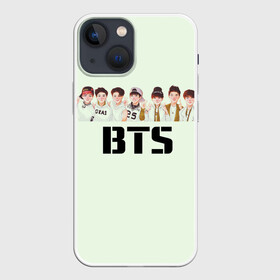 Чехол для iPhone 13 mini с принтом BTS в Екатеринбурге,  |  | bangtan boys | bangtan sonyeondan | bts | bulletproof | j hope | jimin | jin | jungkook | k pop | rap monster | suga | v | бтс | ви | джин | пуленепробиваемые | рэп монстр | сюга | чимин | чонгук