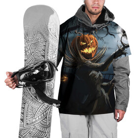 Накидка на куртку 3D с принтом Jack в Екатеринбурге, 100% полиэстер |  | halloween | pumpkin | witch | ведьма | демон | кот | тыква | хэллоуин | череп