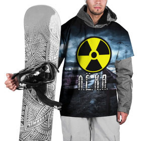 Накидка на куртку 3D с принтом S.T.A.L.K.E.R. - Л.Ё.Х.А. в Екатеринбурге, 100% полиэстер |  | stalker | алексей | волки | грузовик | имя | леха | леша | мрак | припять | птицы | радиация | сталкер | чернобыль