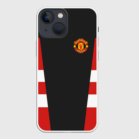 Чехол для iPhone 13 mini с принтом Manchester United Vintage 2018 в Екатеринбурге,  |  | emirates | fc | manchester united | абстракция | геометрия | зож | клуб | линии | манчестер юнайтед | модные | мяч | россии | спорт | спортивные | стиль | тренды | футбол | футбольный клуб | экстрим | эмблема