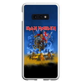 Чехол для Samsung S10E с принтом Iron Maiden в Екатеринбурге, Силикон | Область печати: задняя сторона чехла, без боковых панелей | iron maiden | адриан смит | айрон мейден | гроза | группа | дэйв мюррей | железная дева | ирон майден | метал | мрачный | музыка | песни | рок | стив харрис | тяжелый | флаг | хеви | хевиметал