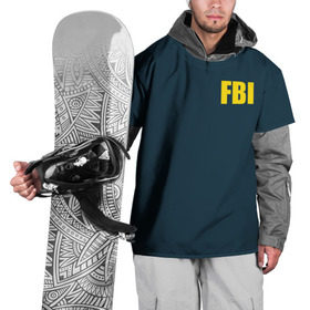 Накидка на куртку 3D с принтом FBI в Екатеринбурге, 100% полиэстер |  | fbi jacket | special forces | спецслужбы | фбр | федеральное бюро расследований