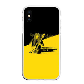 Чехол для iPhone XS Max матовый с принтом Iron Maiden Steve Harris в Екатеринбурге, Силикон | Область печати: задняя сторона чехла, без боковых панелей | iron maiden | адриан смит | айрон мейден | гроза | группа | дэйв мюррей | железная дева | ирон майден | метал | мрачный | музыка | песни | рок | стив харрис | тяжелый | флаг | хеви | хевиметал