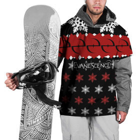 Накидка на куртку 3D с принтом Праздничный Evanescence в Екатеринбурге, 100% полиэстер |  | Тематика изображения на принте: evanescence | альтернативный | готик | группа | джен маджура | знак | исчезновение | красный | метал | надпись | новогодний | новый год | ню | праздник | рождество | рок | снежинки | тим маккорд
