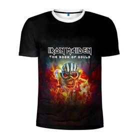 Мужская футболка 3D спортивная с принтом Iron Maiden в Екатеринбурге, 100% полиэстер с улучшенными характеристиками | приталенный силуэт, круглая горловина, широкие плечи, сужается к линии бедра | iron maiden | адриан смит | айрон мейден | группа | дэйв мюррей | железная дева | индеец | ирон майден | метал | мрачный | музыка | огонь | песни | рок | стив харрис | тяжелый | хеви | хевиметал