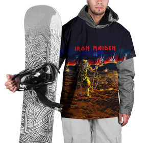 Накидка на куртку 3D с принтом Боец Iron Maiden в Екатеринбурге, 100% полиэстер |  | Тематика изображения на принте: iron maiden | адриан смит | айрон мейден | война | группа | дэйв мюррей | железная дева | ирон майден | метал | мрачный | музыка | песни | рок | солдат | стив харрис | тяжелый | хеви | хевиметал