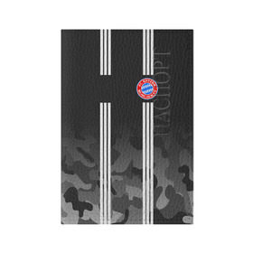 Обложка для паспорта матовая кожа с принтом FC Bayern 2018 Original #2 в Екатеринбурге, натуральная матовая кожа | размер 19,3 х 13,7 см; прозрачные пластиковые крепления | Тематика изображения на принте: 