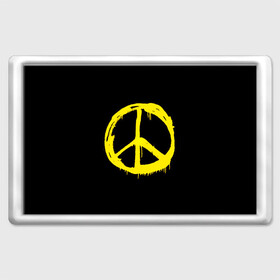 Магнит 45*70 с принтом Peace в Екатеринбурге, Пластик | Размер: 78*52 мм; Размер печати: 70*45 | peace | vppdgryphon | арт | краска | мирный | миролюбивый | пацифик | прикольные | хиппи | цветные