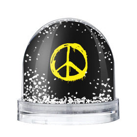 Снежный шар с принтом Peace в Екатеринбурге, Пластик | Изображение внутри шара печатается на глянцевой фотобумаге с двух сторон | peace | vppdgryphon | арт | краска | мирный | миролюбивый | пацифик | прикольные | хиппи | цветные