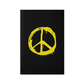 Обложка для паспорта матовая кожа с принтом Peace в Екатеринбурге, натуральная матовая кожа | размер 19,3 х 13,7 см; прозрачные пластиковые крепления | peace | vppdgryphon | арт | краска | мирный | миролюбивый | пацифик | прикольные | хиппи | цветные