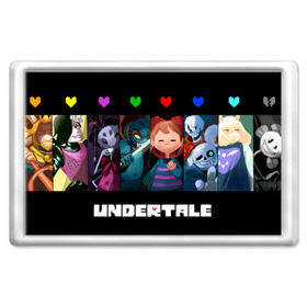 Магнит 45*70 с принтом Undertale в Екатеринбурге, Пластик | Размер: 78*52 мм; Размер печати: 70*45 | undertale