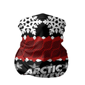 Бандана-труба 3D с принтом Праздничный Arctic Monkeys в Екатеринбурге, 100% полиэстер, ткань с особыми свойствами — Activecool | плотность 150‒180 г/м2; хорошо тянется, но сохраняет форму | алекс тёрнер | арктик | арктические мартышки | гаражный | группа | джейми кук | знак | инди рок | красный | м | манкис | музыка | надпись | ник о мэлли | новогодний | новый год | обезьяна