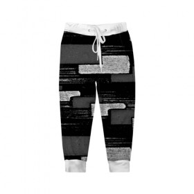 Детские брюки 3D с принтом abstraction texture в Екатеринбурге, 100% полиэстер | манжеты по низу, эластичный пояс регулируется шнурком, по бокам два кармана без застежек, внутренняя часть кармана из мелкой сетки | 