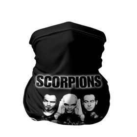 Бандана-труба 3D с принтом Группа Scorpions в Екатеринбурге, 100% полиэстер, ткань с особыми свойствами — Activecool | плотность 150‒180 г/м2; хорошо тянется, но сохраняет форму | scorpions | группа | скорпионс | хард | хардрок