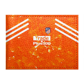 Обложка для студенческого билета с принтом Atletico Madrid Original #5 в Екатеринбурге, натуральная кожа | Размер: 11*8 см; Печать на всей внешней стороне | атлетико мадрид | полосы | эмблема