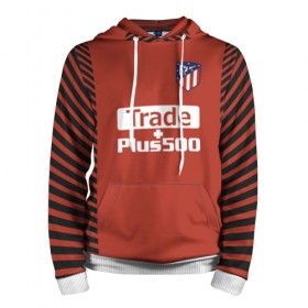 Мужская толстовка 3D с принтом Atletico Madrid Original #12 в Екатеринбурге, 100% полиэстер | двухслойный капюшон со шнурком для регулировки, мягкие манжеты на рукавах и по низу толстовки, спереди карман-кенгуру с мягким внутренним слоем. | Тематика изображения на принте: 