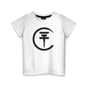 Детская футболка хлопок с принтом Tokio в Екатеринбурге, 100% хлопок | круглый вырез горловины, полуприлегающий силуэт, длина до линии бедер | bill kaulitz | tokio hotel | билл каулиц