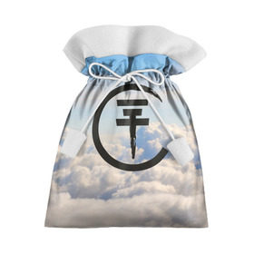 Подарочный 3D мешок с принтом Clouds Tokio Hotel в Екатеринбурге, 100% полиэстер | Размер: 29*39 см | Тематика изображения на принте: bill kaulitz | tokio hotel | билл каулиц