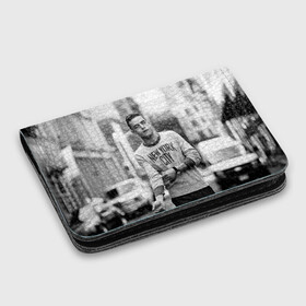 Картхолдер с принтом с принтом Rami Malek в Екатеринбурге, натуральная матовая кожа | размер 7,3 х 10 см; кардхолдер имеет 4 кармана для карт; | Тематика изображения на принте: mr robot | rami malek | мистер робот | рами малек
