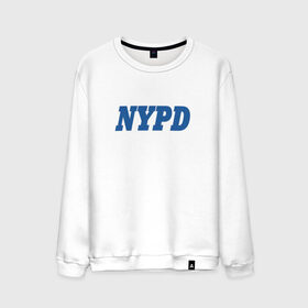 Мужской свитшот хлопок с принтом NYPD в Екатеринбурге, 100% хлопок |  | new york police department | департамент | нью йорк