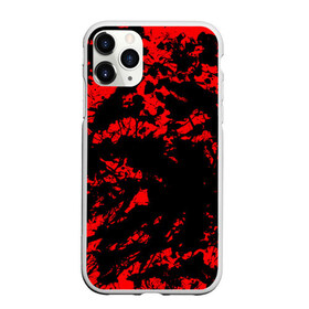 Чехол для iPhone 11 Pro матовый с принтом Красные краски в Екатеринбурге, Силикон |  | abstraction | абстракция красок | брызги красок | краска | красные краски | потертость красок | разводы красок | черно белый