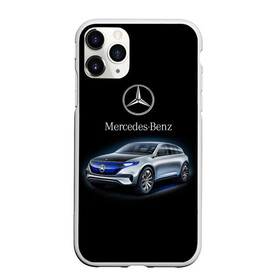 Чехол для iPhone 11 Pro матовый с принтом Mercedes-Benz в Екатеринбурге, Силикон |  | kомпания производитель легковых автомобилей премиального класса | немецкое качество