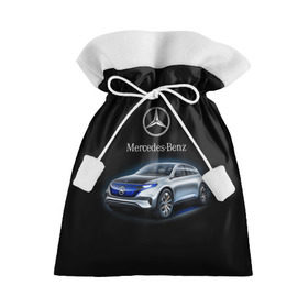 Подарочный 3D мешок с принтом Mercedes-Benz в Екатеринбурге, 100% полиэстер | Размер: 29*39 см | kомпания производитель легковых автомобилей премиального класса | немецкое качество