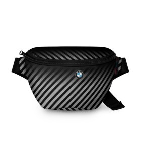 Поясная сумка 3D с принтом BMW 2018 Black Collection в Екатеринбурге, 100% полиэстер | плотная ткань, ремень с регулируемой длиной, внутри несколько карманов для мелочей, основное отделение и карман с обратной стороны сумки застегиваются на молнию | bmw | автомобильные | бмв | машины