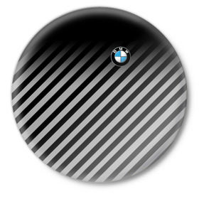 Значок с принтом BMW 2018 Black Collection в Екатеринбурге,  металл | круглая форма, металлическая застежка в виде булавки | Тематика изображения на принте: bmw | автомобильные | бмв | машины
