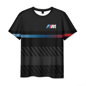 Мужская футболка 3D с принтом BMW brand color в Екатеринбурге, 100% полиэфир | прямой крой, круглый вырез горловины, длина до линии бедер | bmw | bmw motorsport | bmw performance | carbon | m | motorsport | performance | sport | бмв | карбон | моторспорт | спорт