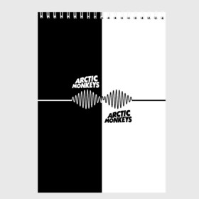 Скетчбук с принтом Arctic Monkeys в Екатеринбурге, 100% бумага
 | 48 листов, плотность листов — 100 г/м2, плотность картонной обложки — 250 г/м2. Листы скреплены сверху удобной пружинной спиралью | алекс тёрнер | арктик | арктические мартышки | гаражный | группа | джейми кук | инди рок | манкис | музыка | мэтт хелдер | ник о мэлли | обезьяна | постпанк ривайвл | психоделический | рок