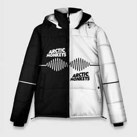 Мужская зимняя куртка 3D с принтом Arctic Monkeys в Екатеринбурге, верх — 100% полиэстер; подкладка — 100% полиэстер; утеплитель — 100% полиэстер | длина ниже бедра, свободный силуэт Оверсайз. Есть воротник-стойка, отстегивающийся капюшон и ветрозащитная планка. 

Боковые карманы с листочкой на кнопках и внутренний карман на молнии. | Тематика изображения на принте: алекс тёрнер | арктик | арктические мартышки | гаражный | группа | джейми кук | инди рок | манкис | музыка | мэтт хелдер | ник о мэлли | обезьяна | постпанк ривайвл | психоделический | рок