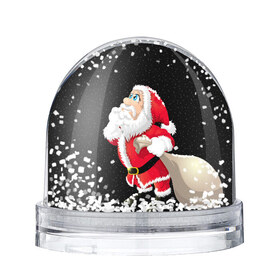 Водяной шар с принтом Санта в Екатеринбурге, Пластик | Изображение внутри шара печатается на глянцевой фотобумаге с двух сторон | christmas | new year | дед мороз | елка | зима | клаус | метель | мороз | новый год | праздник | рождество | санта | снег | снеговик | снегурочка