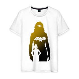 Мужская футболка хлопок с принтом Необычная девушка в Екатеринбурге, 100% хлопок | прямой крой, круглый вырез горловины, длина до линии бедер, слегка спущенное плечо. | 