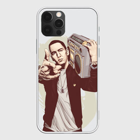 Чехол для iPhone 12 Pro с принтом Eminem Art в Екатеринбурге, силикон | область печати: задняя сторона чехла, без боковых панелей | art | eminem | hip hop | rap | rap god | арт | брюс | бумбокс | маршалл | мэтерс | рэп | хим хоп | эминем