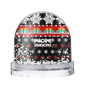 Водяной шар с принтом Праздничный Imagine Dragons в Екатеринбурге, Пластик | Изображение внутри шара печатается на глянцевой фотобумаге с двух сторон | альтернативный | американская | группа | драгонс | имеджин | инди | индирок | новогодний | поп | рождество | рок | свитер | электроник